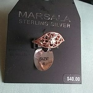 NWT Marsala sterling silver ring